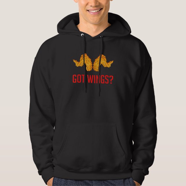 Fried Chicken Wing Got Wings Hoodie (Vorderseite)
