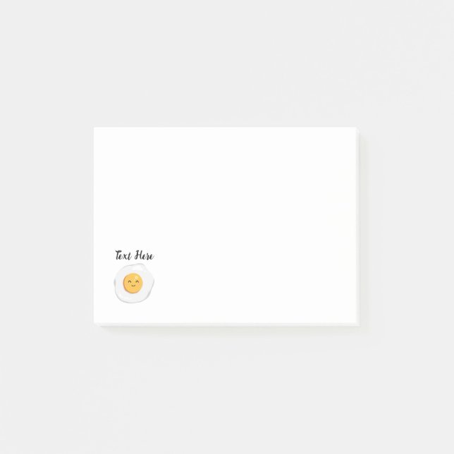 Fried Egg Post-it Klebezettel (Vorderseite)