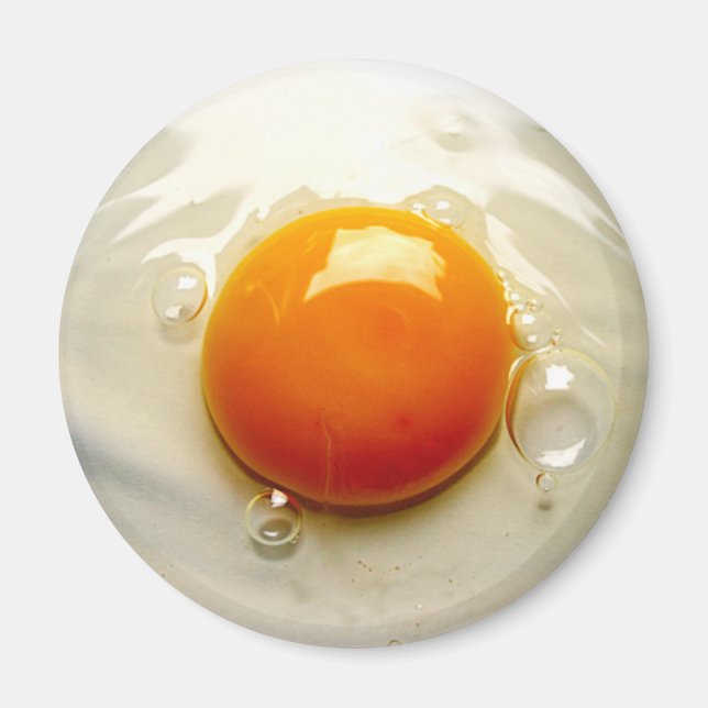 Fried Egg Sonnenseiten Foto Magnet (Vorne)