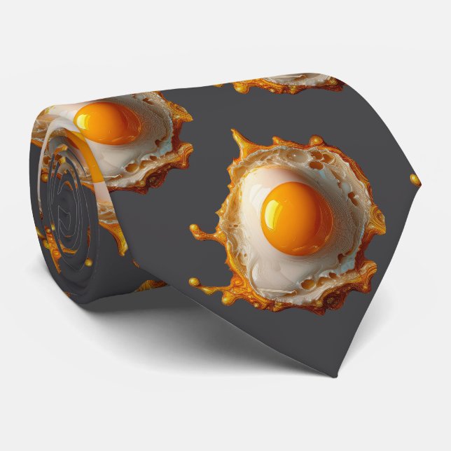 Fried Eggs Sonnige Seite Auf Krawatte (Gerollt)