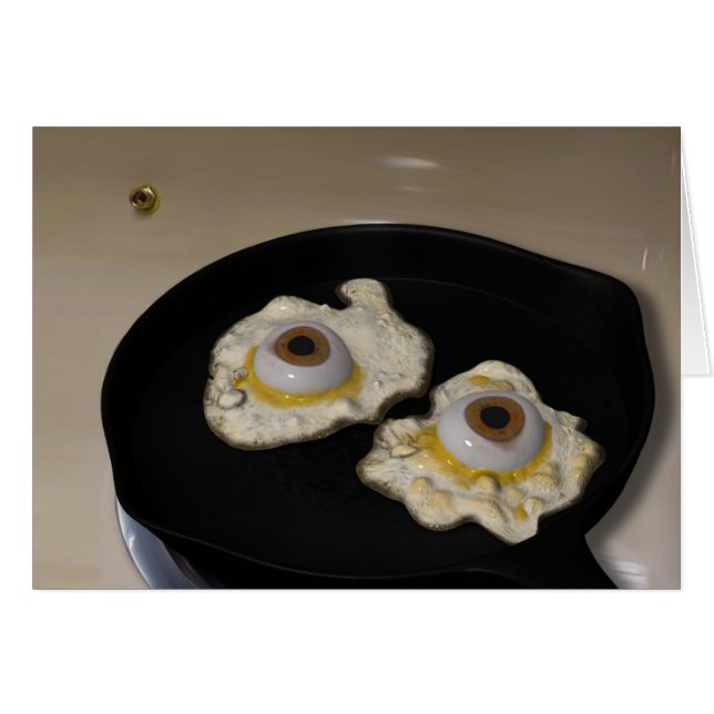 Fried- oder Scrambled-Karte (Vorderseite (Horizontal))