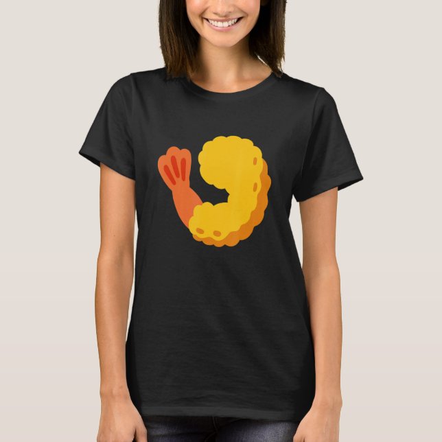 Fried Shrimp Shrimp Tempura Kostüm T-Shirt (Vorderseite)