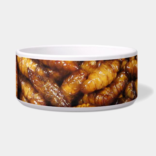 Fried Silk Worms ... Thai Street Food Napf (Vorderseite)