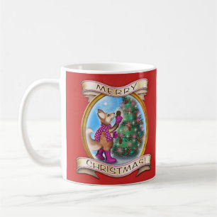 Frieda coupe la queue la tasse de Noël