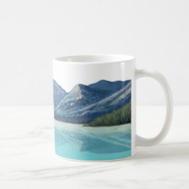 Frieda Schwanz-Tasse - Gebirgsszene Kaffeetasse