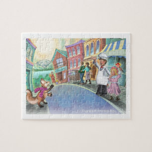 Frieda Schwänze - Frieda geht zum Stadtpuzzlespiel