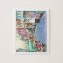 Frieda Schwänze - Frieda geht zum Stadtpuzzlespiel