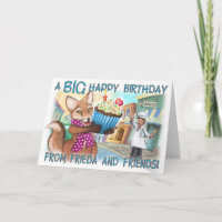 Frieda Schwanzes Birthday Card