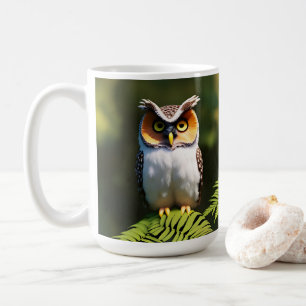 "Frieda the Screech Owl: A Nocturnal Beauty" Kaffeetasse