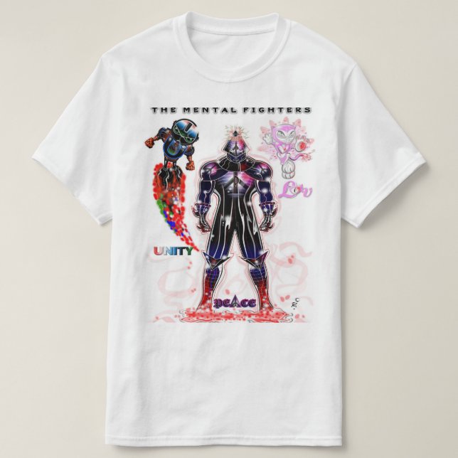 FRIEDE EINHEIT UND LIEBE T-Shirt (Design vorne)