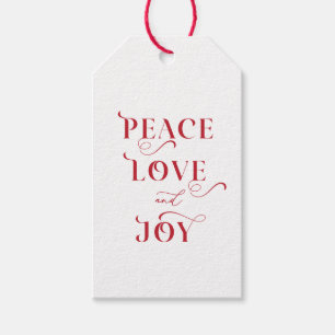 Friede, Liebe & Freude Weihnachten Weihnachtsgesch Geschenkanhänger