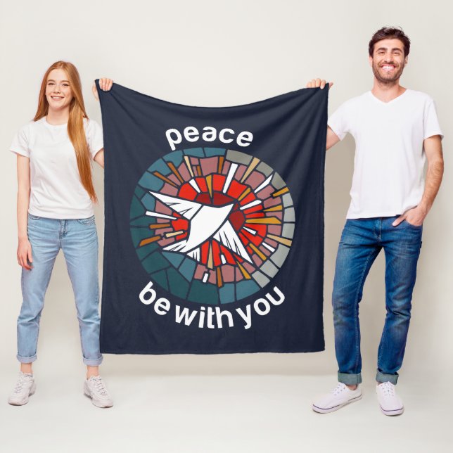 Friede sei mit dir fleecedecke (Beispiel)