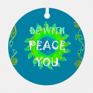 Friede sei mit Ihnen Art Print Weihnachtsschmuck