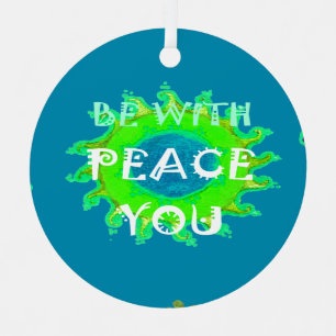 Friede sei mit Ihnen Art Print Weihnachtsschmuck
