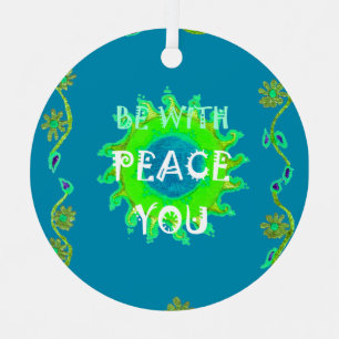 Friede sei mit Ihnen Art Print Weihnachtsschmuck