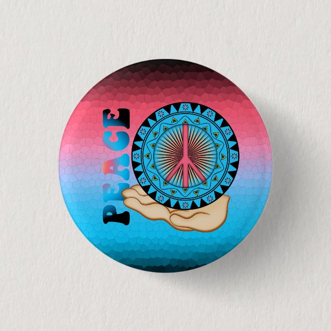 Friede ~ Sun Button (Vorderseite)