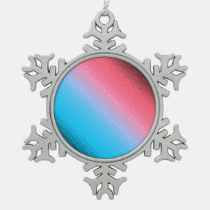 Friede ~ Sun Schneeflocken Zinn-Ornament