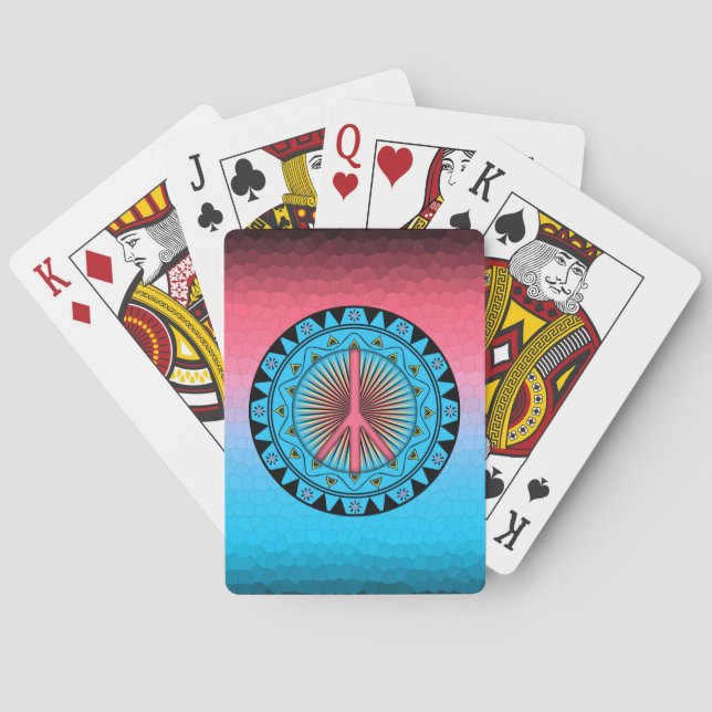 Friede ~ Sun Spielkarten (Rückseite)
