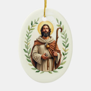 Friede und Segen Gottes für den heiligen Jakobus d Keramik Ornament