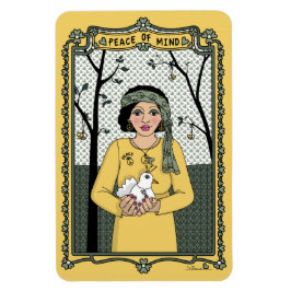 Friede von Mind_C_4x6 Kühlschrank Magnet