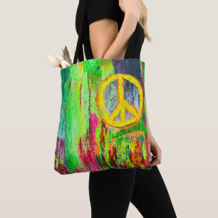Frieden auf dem Times Square Tote Bag Tasche