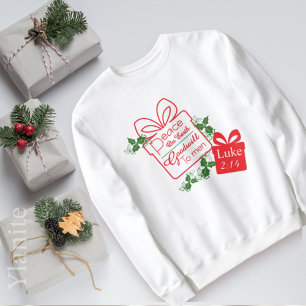 Frieden auf Erden Gute-Laune-Weihnachts-T-Shirt Sw Sweatshirt