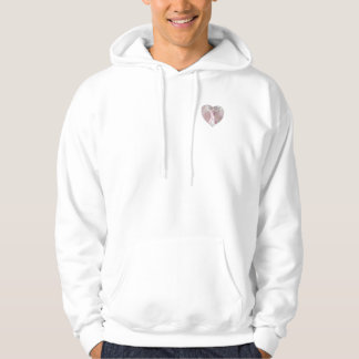 Frieden auf himmlische Flügel-rosa Band-Kappe - Hoodie