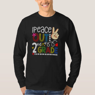 Frieden aus der zweiten Klasse Lehrer Student letz T-Shirt