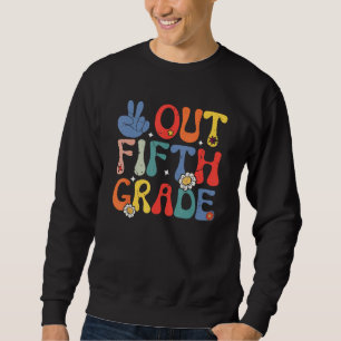 Frieden aus fünfter 5. Klasse Grundschulabschluss Sweatshirt