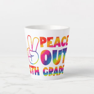 Frieden aus fünfter Klasse Tie Dye letzter Tag 5. Milchtasse