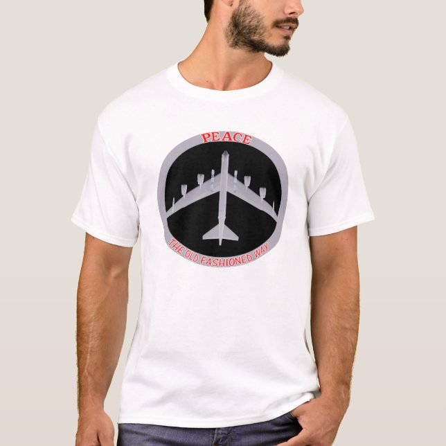 Frieden B-52 die altmodische Weise, Ansicht von T-Shirt (Vorderseite)