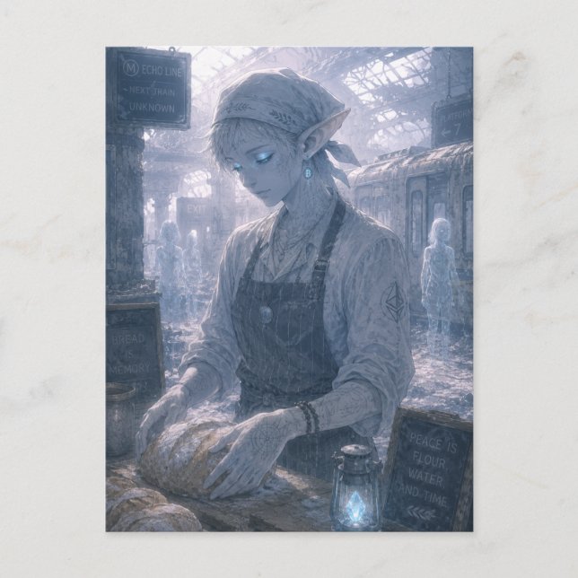 Frieden / Bäcker / Metro Postkarte (Vorderseite)