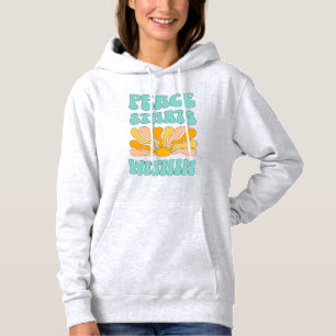 Frieden beginnt in hoodie