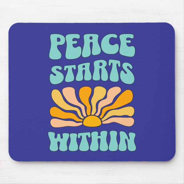 Frieden beginnt in mousepad (Vorne)