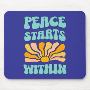 Frieden beginnt innen mousepad