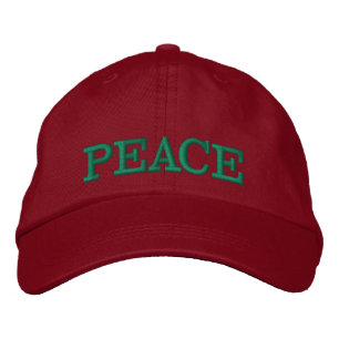 Frieden bestickte baseballkappe