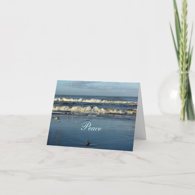 Frieden - Bibel-Zitat Karte (Vorderseite)