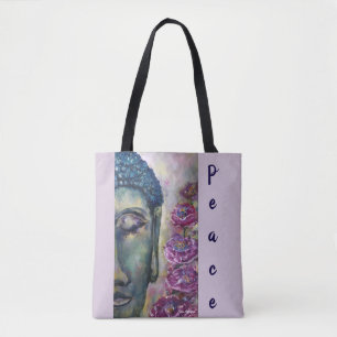 Frieden bunter Buddha stellen Tasche