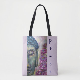 Frieden bunter Buddha stellen Tasche