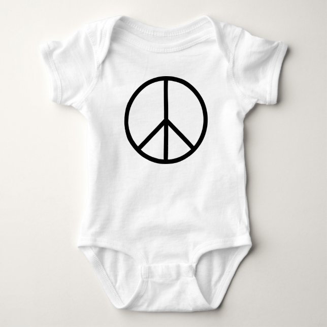 Frieden (CND) Baby Strampler (Vorderseite)