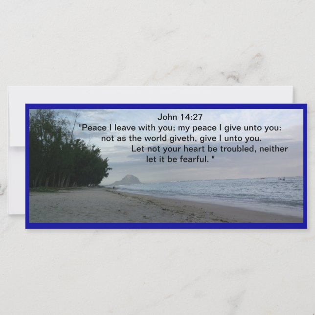 Frieden, den ich mit dir verlassen habe (Vorderseite)