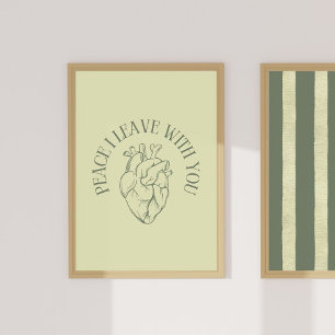 Frieden, den ich mit dir Verlassen habe Poster