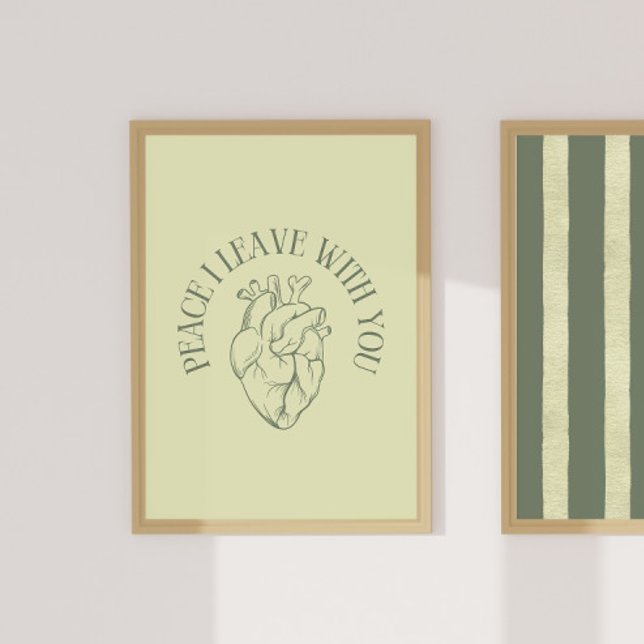 Frieden, den ich mit dir Verlassen habe Poster (Von Creator hochgeladen)