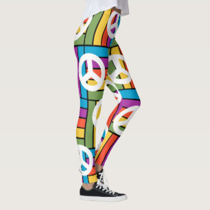 Frieden der 1970er leggings