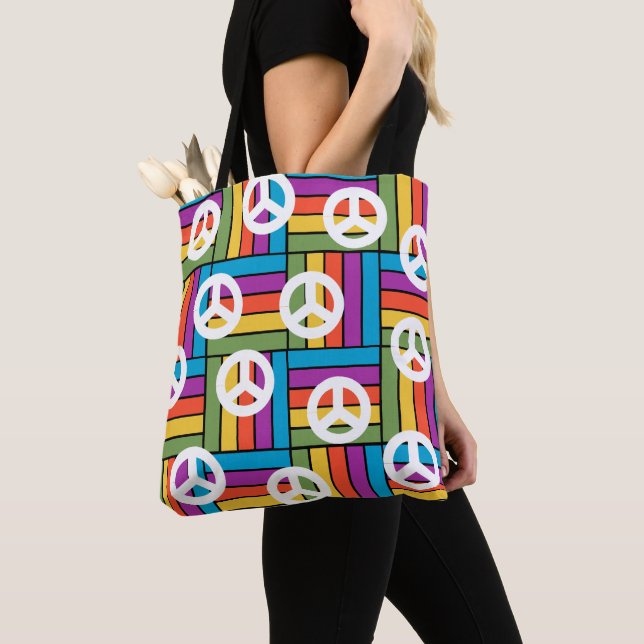 Frieden der 1970er tasche (Von Nahem)