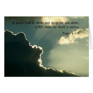 Frieden der Lord Series Psalm 4 v 8