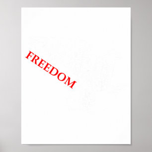 Frieden Dom Weiße Taube Sagt Dom USA Rot Dom Sagt  Poster