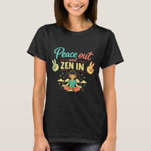 Frieden draußen und Zen in entspannten Vibes Psych T-Shirt