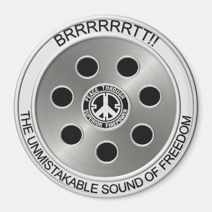 "Frieden durch überlegene Feuerkraft" Magnet