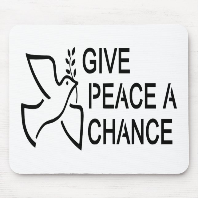FRIEDEN EINE CHANCE MOUSEPAD (Vorne)